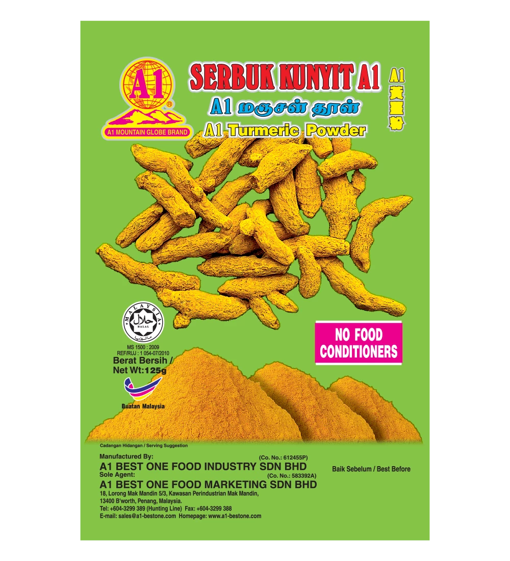 A1 Tumeric Powder (Front)